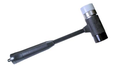 short-sledge impulse hammer w/force sensor & tips, 0 to 5k lbf, 1 mv/lbf (0.23 mv/n), 2.4-lb head